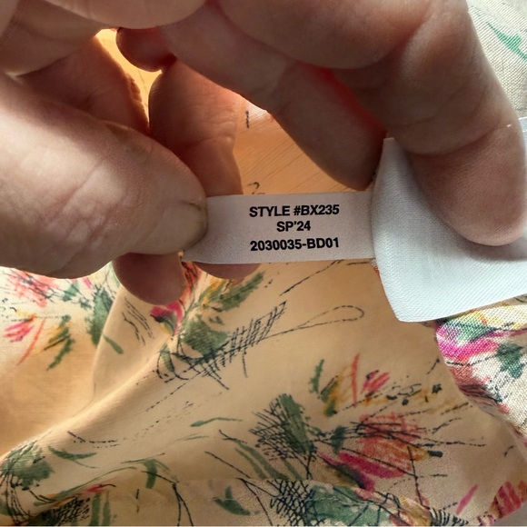 J Crew Shirt Mens XL Fishing Lure Short Sleeve Button Up Linen Cotton Blend - Picture 5 of 7